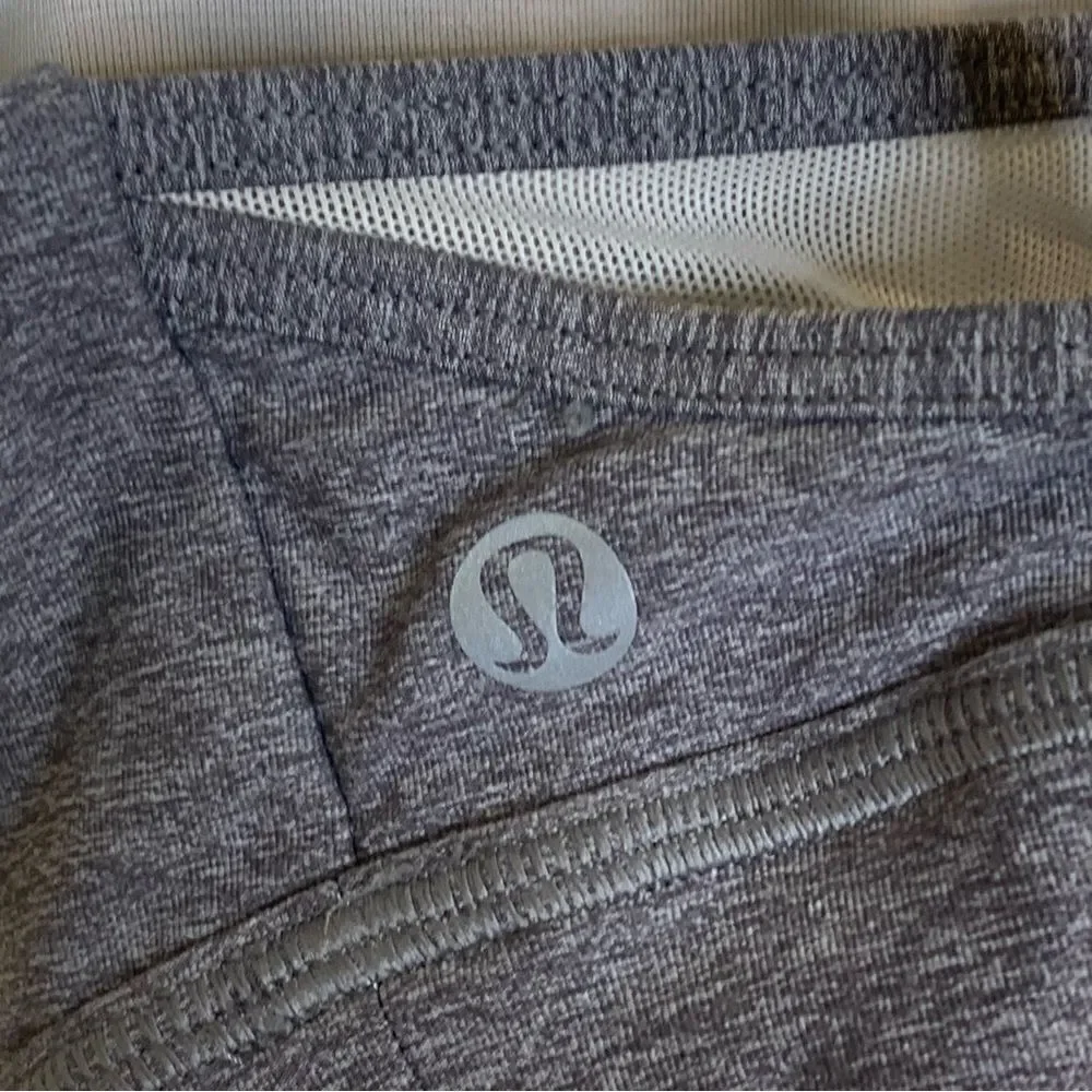 Lululemon Nouveau Limits Tank Raspberry Glo Slate Gray Size 6